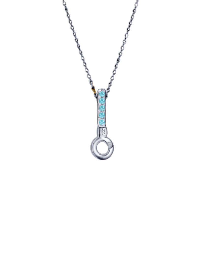 Sterling Silver Pendant Tops with 5 Stones