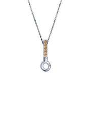 Sterling Silver Pendant Tops with 5 Stones