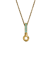 Gold Vermeil Pendant Tops with 5 Stones