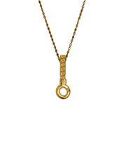 Gold Vermeil Pendant Tops with 5 Stones