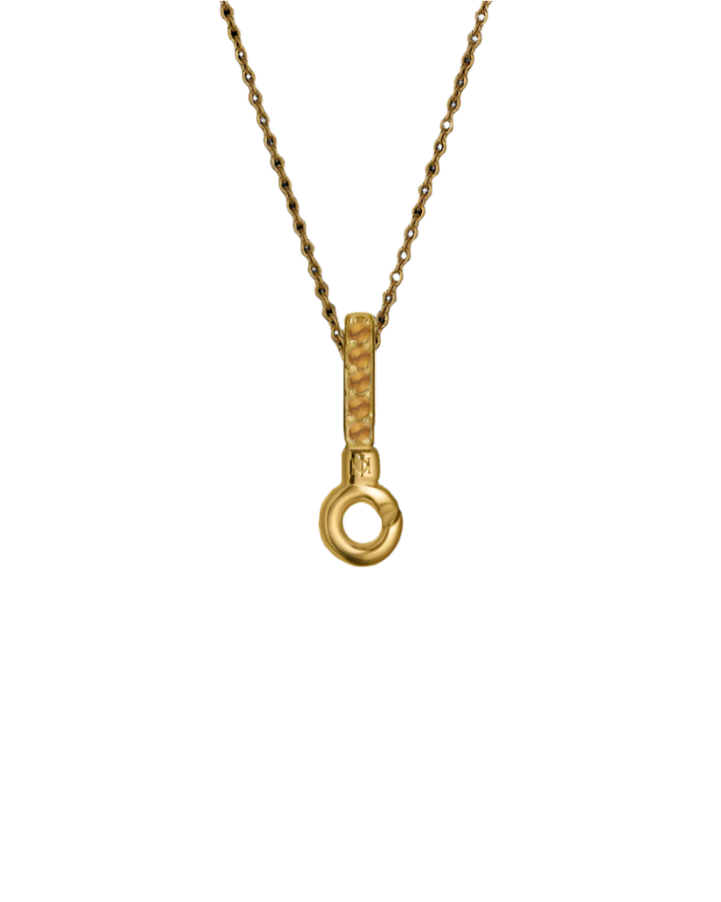 Gold Vermeil Pendant Tops with 5 Stones