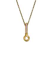 Gold Vermeil Pendant Tops with 5 Stones