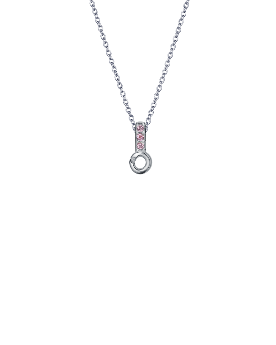 Sterling Silver Mini Pendant Tops with 3 Stones